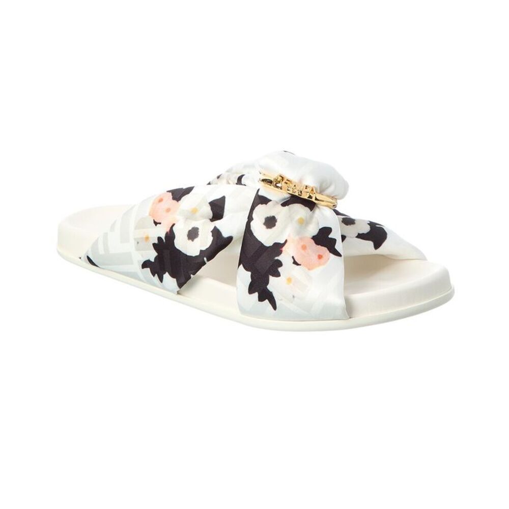 Fendi Feel Sandal, White